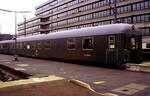 Wendezugwagen des Messzugs des Bundesbahnzentralamts M�nchen in Hannover im April 1980.