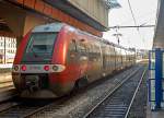   Der vierteilige Elektrotriebzug Z 27532 der TER Languedoc-Roussillon am 26.03.2015 im Bahnhof Marseille Saint-Charles.