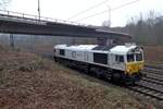 ECR 077 022 durchfahrt Duisburg-Kaiserberg am 30 Jänner 2018.