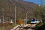 Aus der Gegenrichtung folgte eine halbe Stunde darauf der ABe 12/16 (ABe/P/Be/Be) 81  Domodossola  im herbstlichen Verigo als D 40 P auf dem Weg nach Domodossola.
