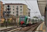 Der ATR 220 030 verl�sst Padova Richtung Suzzara.