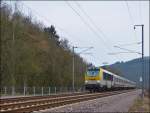 Heute war es mal wieder ein langer IR 117 Liers - Luxemburg, der in Erpeldange/Ettelbr�ck an mir vorbei fuhr.