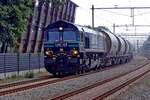 Getreidezug mit Lineas 513-10 durchfahrt am 17 Juni 2019 Wijchen.