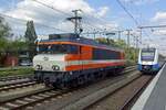 Ex-LOCON 1837 steht am 5 Augustus 2019 in Bad Bentheim nach eintreffen mit ein Sonderzug nach Budapest.