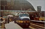 Der IC 180 ist in Amsterdam CS unter grosser Rauchentwicklung eingetroffen.