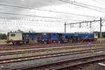 Volker rail UniMat 104 steht am 22 Juni 2018 in Nijmegen.