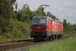 Solofahrt bei Kaarst Broicherseite (zwischen Neuss Hbf und Meerbusch-Osterath) f�r 1293 189 von �BB/RCC am 8.Augustus 2025.