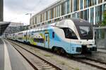 Stadler KISS 200 93 85 4010 024-6 CH-WSTBA in München am 15.08.2022.