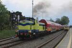 Trüb war der 5.Mai 2024 wann SU42-518 samt Regionalzug aus Hel ausführ nach Gdynia.