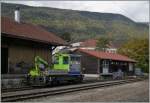 Der BLS Tm 235 079-1 in Grenchen Nord.