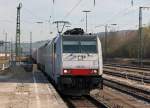 BLS/DB: BLS G�terzug mit 186 101 von RAILPOOL in Weil am Rhein am 10.