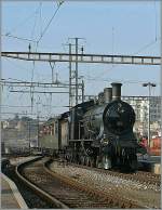 Von Gen�ve trifft die A 3/5 705 am fr�hen Nachmittag erneut in Lausanne ein.