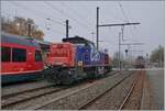 In Oensingen steht die SBB Cargo Am 843 073-8.