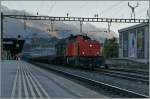 Die Em 837 827-5 (UIC N� 98 85 5 837 827-5) in Sierre.