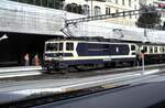 MOB GDe 4/4 Nr.6002 mit Schokoladen-Express in Montreux am 25.08.1999.