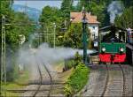 - Dampfablassen in Chaulin - Die kleine G 2/2 Tramlok N� 4 kann das auch.