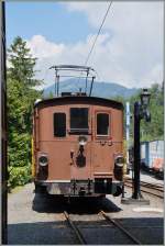 Die BOB HGe 3/3 N� 29 bei der B-C in Chaulin.