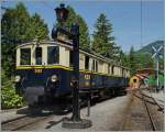 Der sch�n restauriere FZe 6/6 2002 in Chaulin.