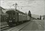 Leere Strassen, eine kleine, alte und kaum genutzte Bimmelbahn - 70er Jahre oder: BLONAY-CHAMBY PINGSTFESTIVAL 2015.