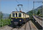 Festival Suisse de la vapeur / Schweizer Dampffestival 2023 der Blonay-Chamby Bahn: Auch wenn sie weder dampft noch raucht, war auch der herrliche MOB DZe 6/6 2002 resp.