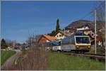 Der Golden Pass Panoramic 2119 von Zweisimmen nach Montreux bei Planchamp.