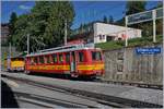Als weitere �berraschung erwartet mich der aufgeb�gelte BDeh 2/4 25 in Villars sur Ollon.