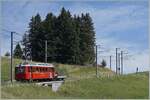F�r das 125 Jahre Jubil�um der Bex - Villars - Col-de-Bretaye Bahn (BVB) wurde der 1944 in Betrieb genommen Triebwagen BDeh 2/4 N� 25 in der urspr�nglichen BVB Farbgebung lackiert.
