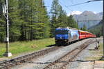 RhB Ge 4/4 III Nr.647 in Spinas am 18.08.2009.