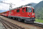 RhB Ge 4/4 II Nr.627 in Guarda am 22.08.2009.