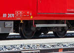 Detailbild des 4-achsige 2.Klasse Personenwagen mit Gep�ckabteil RhB BD 2474, ein verk�rzter Einheitswagen II (EW II bzw.