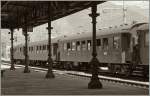 Reiseambiente von anno dazumal: SBB Historic Schnellzug 1930 in Domodossola.