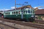 Ex-BN, ex-BLS Be 4/4 761 verlasst am 17 Mai 2025 Burgdorf.