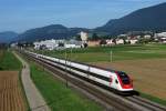 SBB: ICN-Doppeltraktion zwischen Bettlach und Selzach nach St.