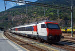 SBB zweite Wagenklasse Steuerwagen (Typ IC) Bt 50 85 28-94 922-7 CH-SBB ein Einheitswagen IV, abgestellt mit einem weiteren B Einheitswagen IV (IC-Reisezugwagen zweiten Wagenklasse), abgestellt am 07