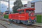 Noch einmal, nun von der anderen Seite die neune Zentralbahn HGm 2/2 104 003-9.