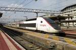 TGV Lyria 4401 verl�sst Lyon Part-Dieu am 2 Juni 2014.