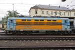 Seitenblick auf CER 242 219 in Bratislava hl.st.