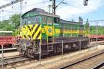 Am 12 Mai 2018 steht GySEV 448 307 in Kelenföld.